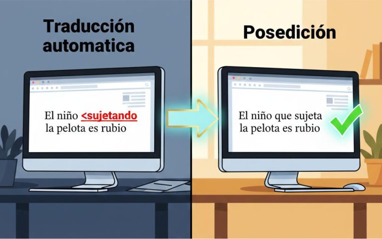 ¿Qué es la posedición y por qué necesita el ojo humano?